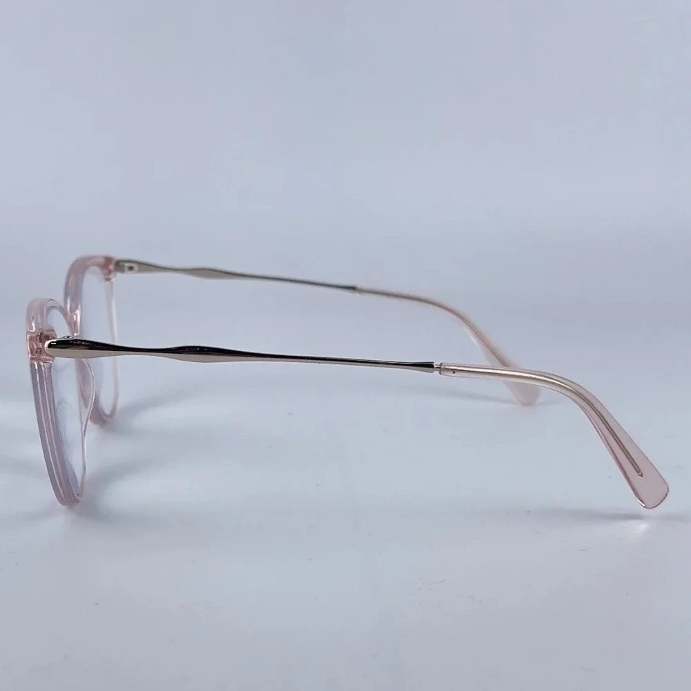 JINS J!NS U012 Women Eyeglasses Frame Rose Gold Cat‎ Eye Full Rim 55-16-144